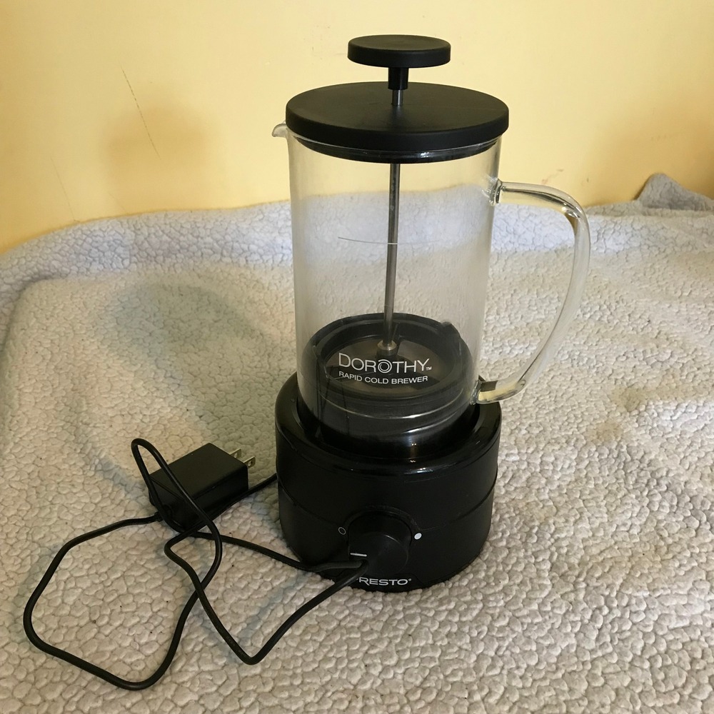 Presto Dorothy Rapid Cold Brewer Electric Coffee Maker Black Glass 02937
